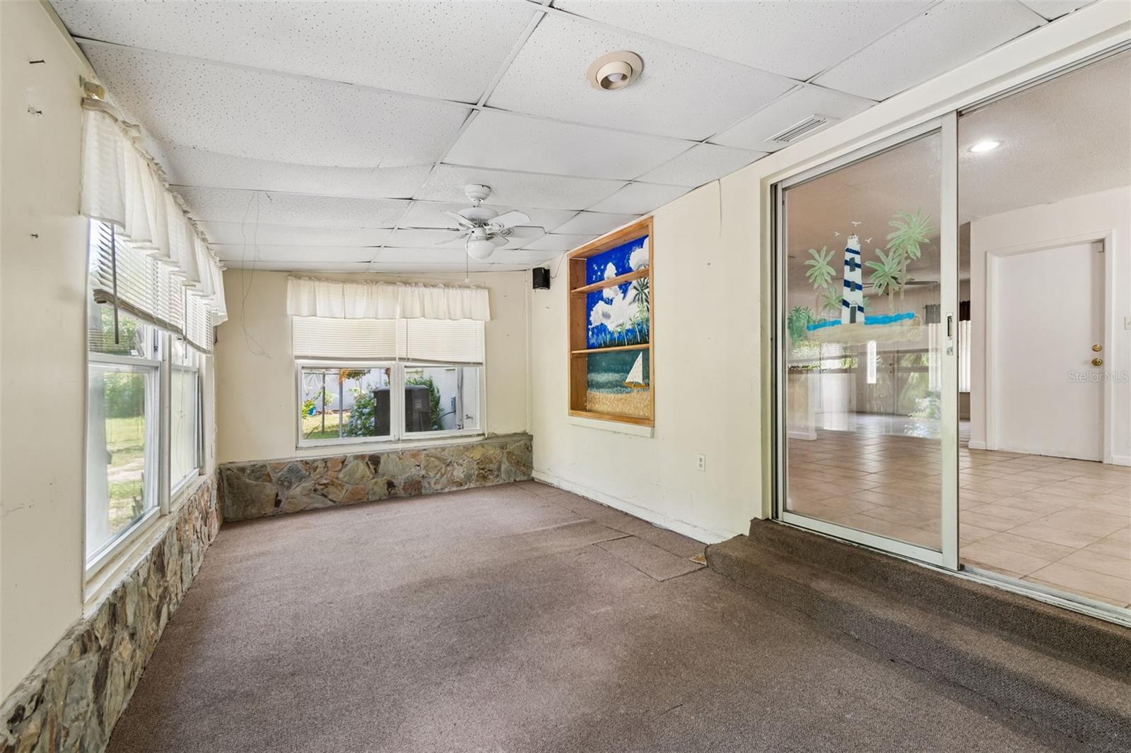 Back enclosed lanai