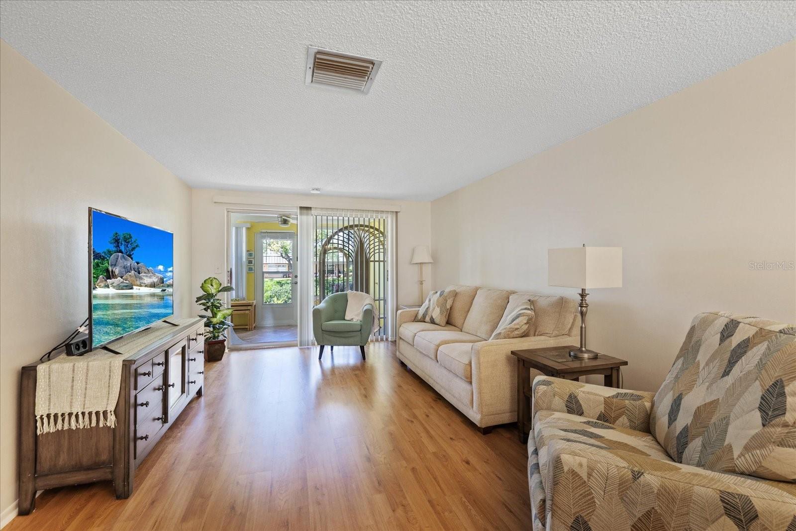 Living room and lanai slider doors