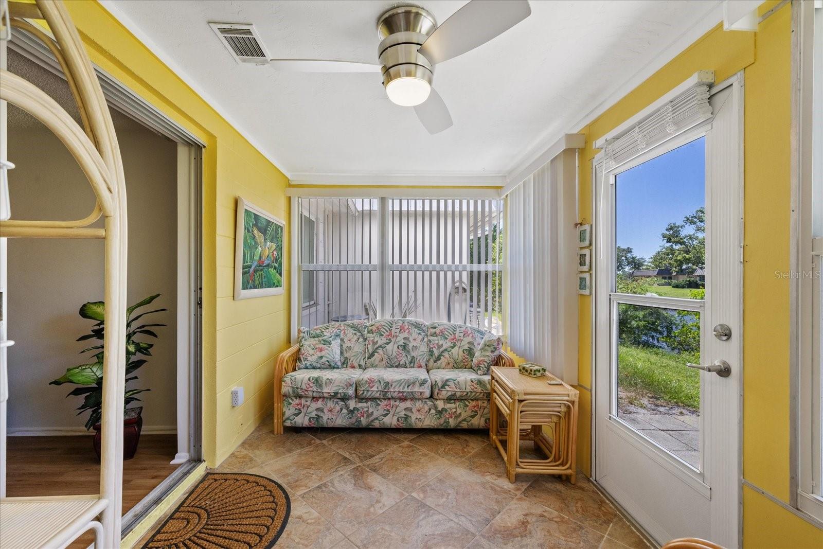 Climate controlled Florida room