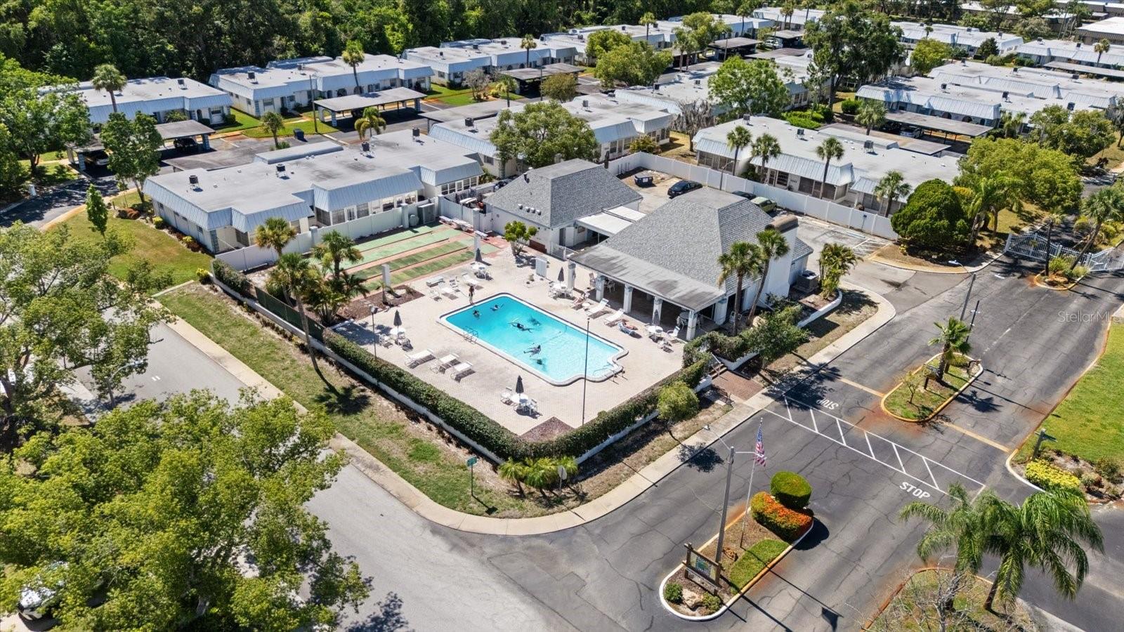 Complex view of pool, etc.