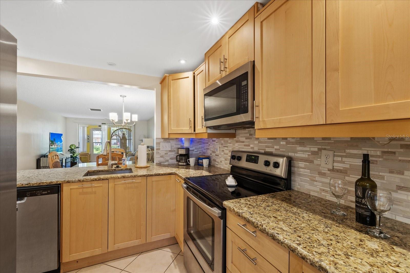 Large countertop space