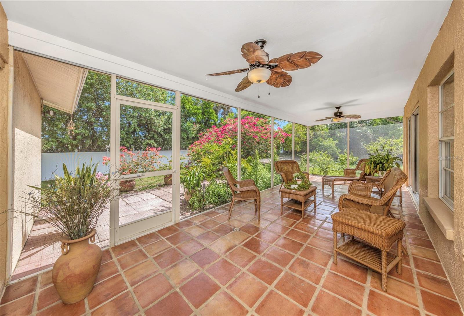 Screened lanai