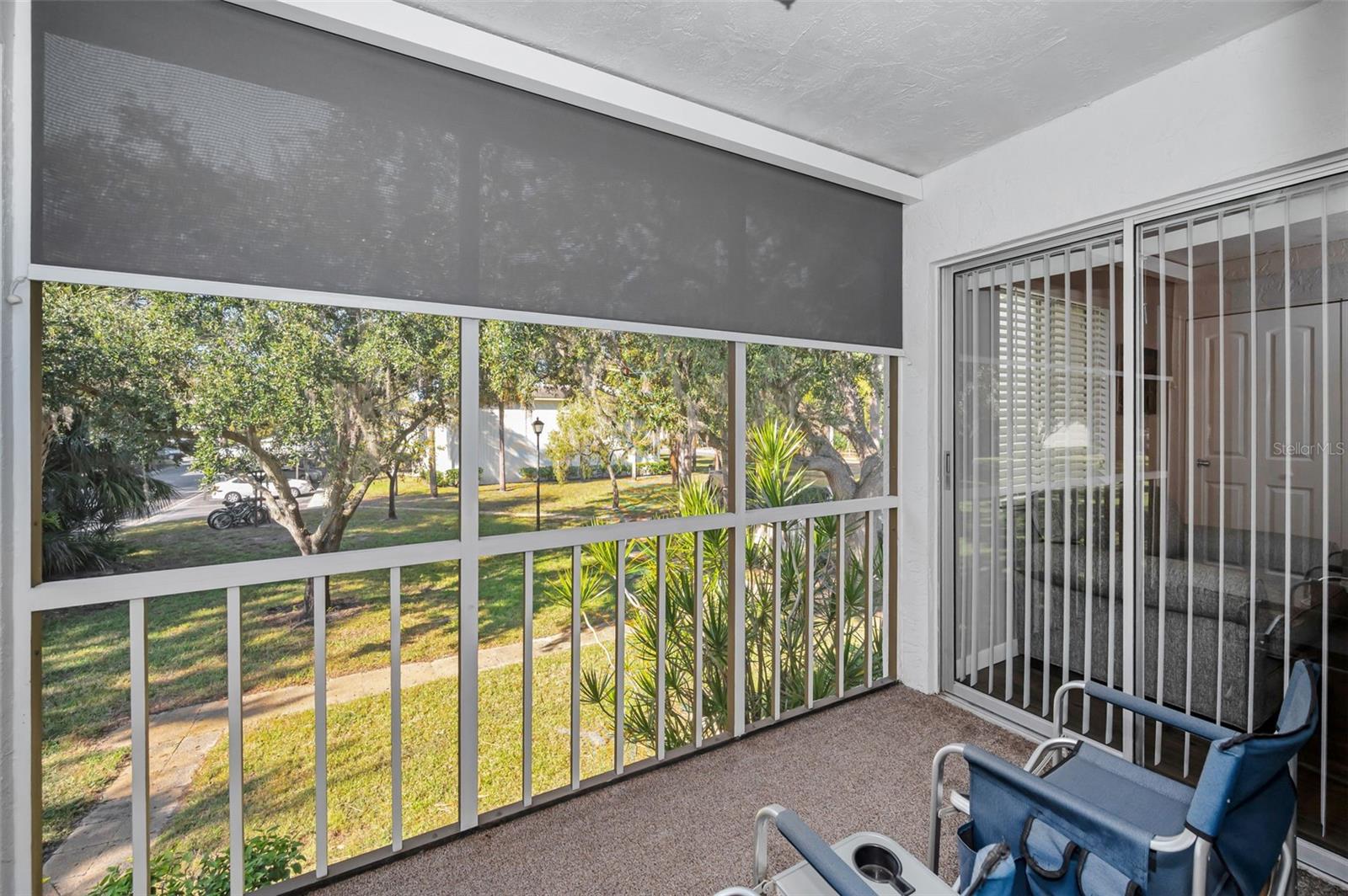Balcony with view of Greenspace - Primary Suite Access