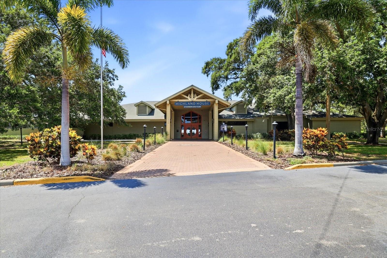 Highland House / club restaurant.