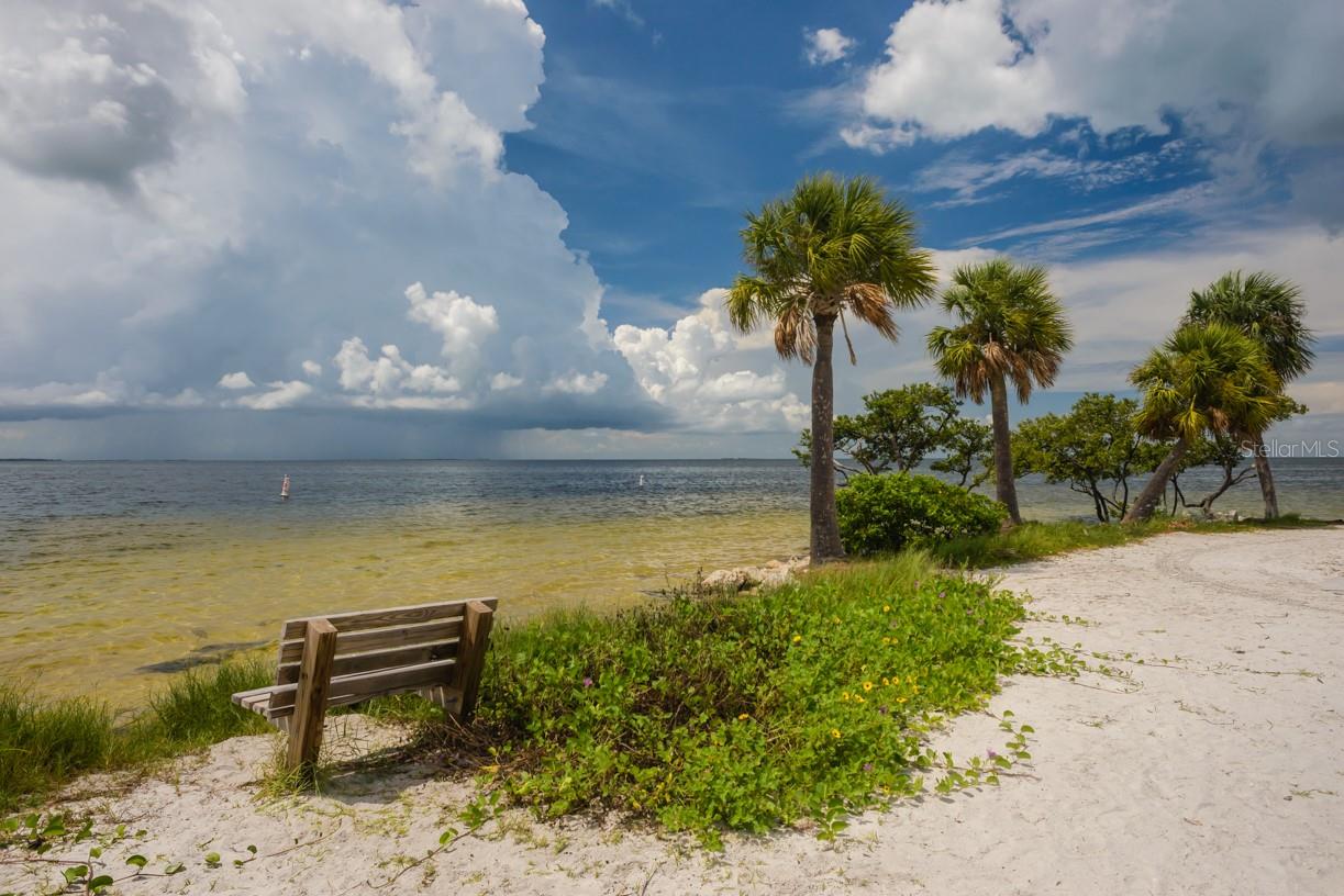 Sunset beach only a few miles away