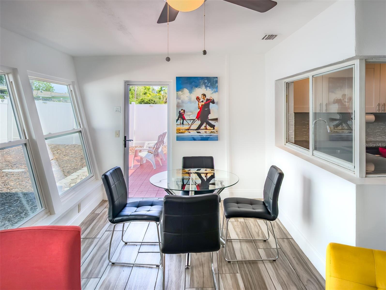 Enclosed patio airconditioned