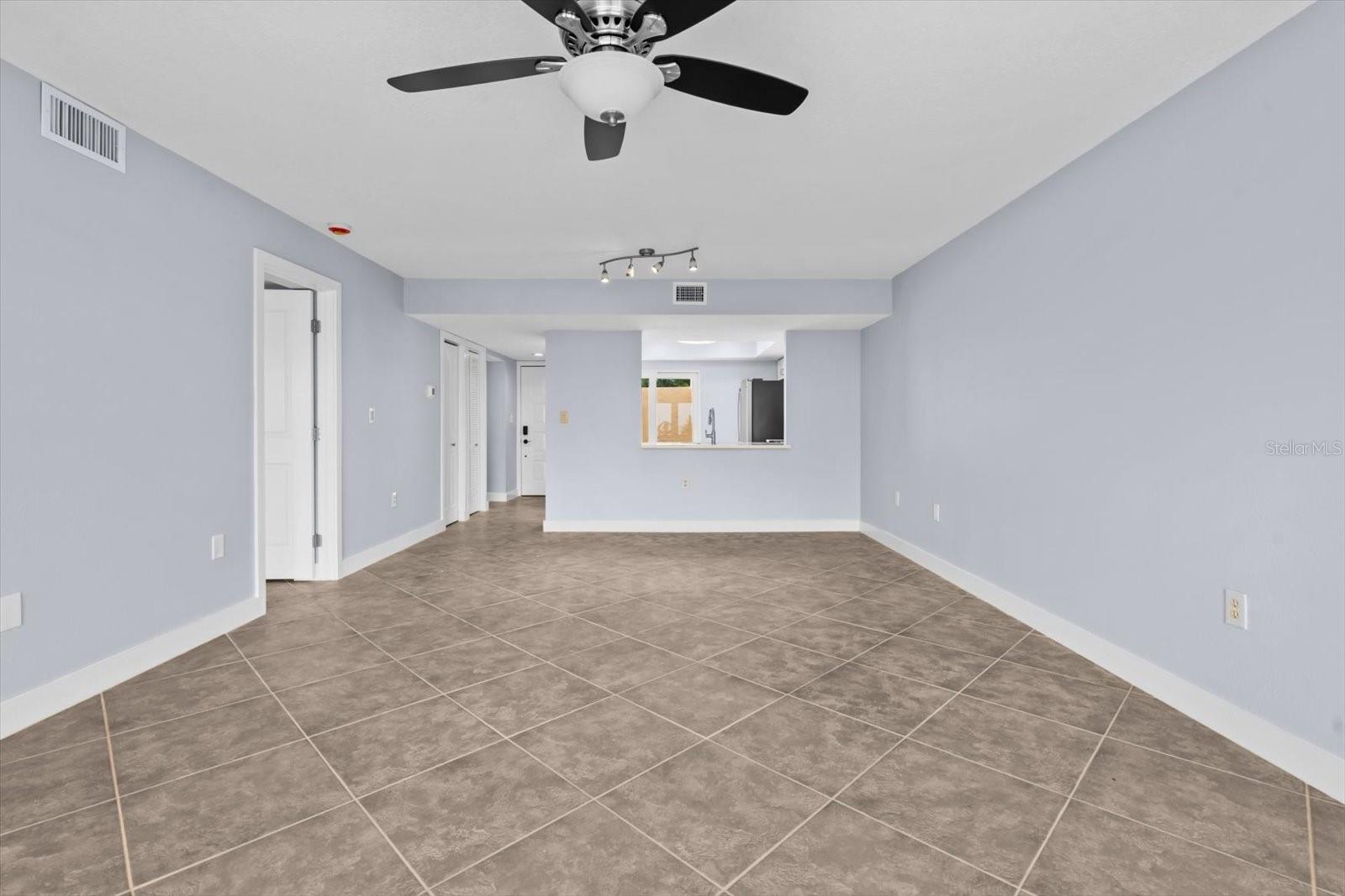 Looking back towards the kitchen