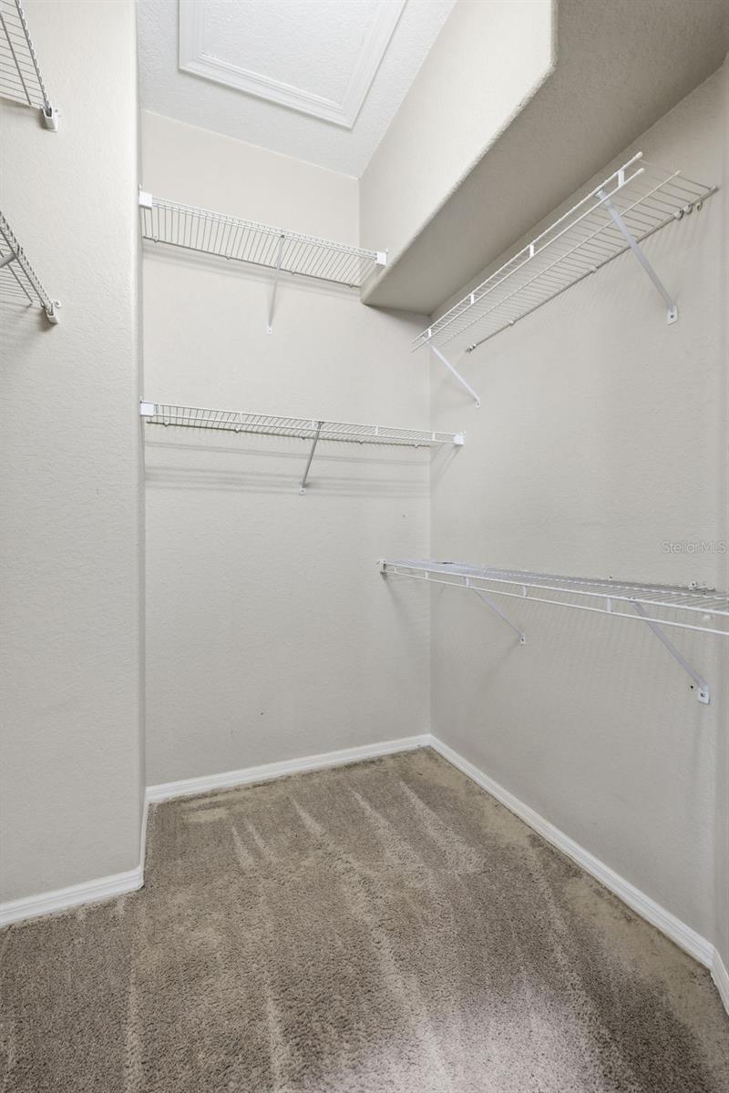 Primary closet