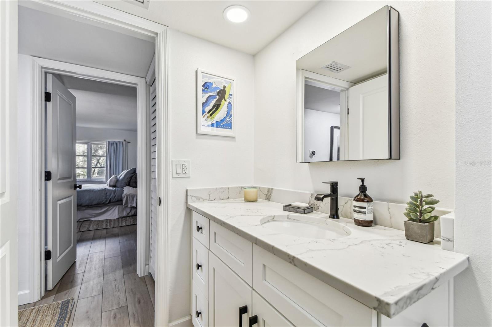 Renovated bathroom