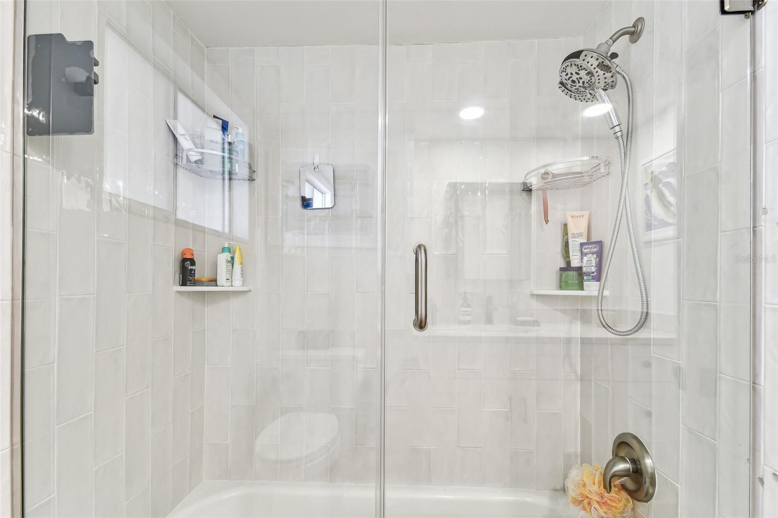 Renovated shower