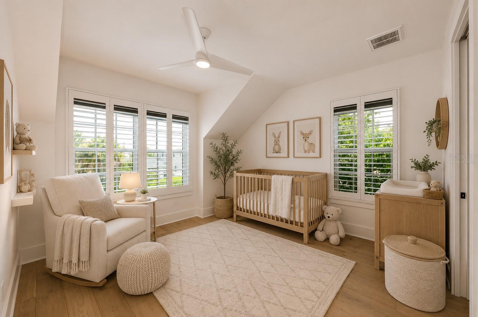 Upstairs Bedroom 2 - Virtually Staged