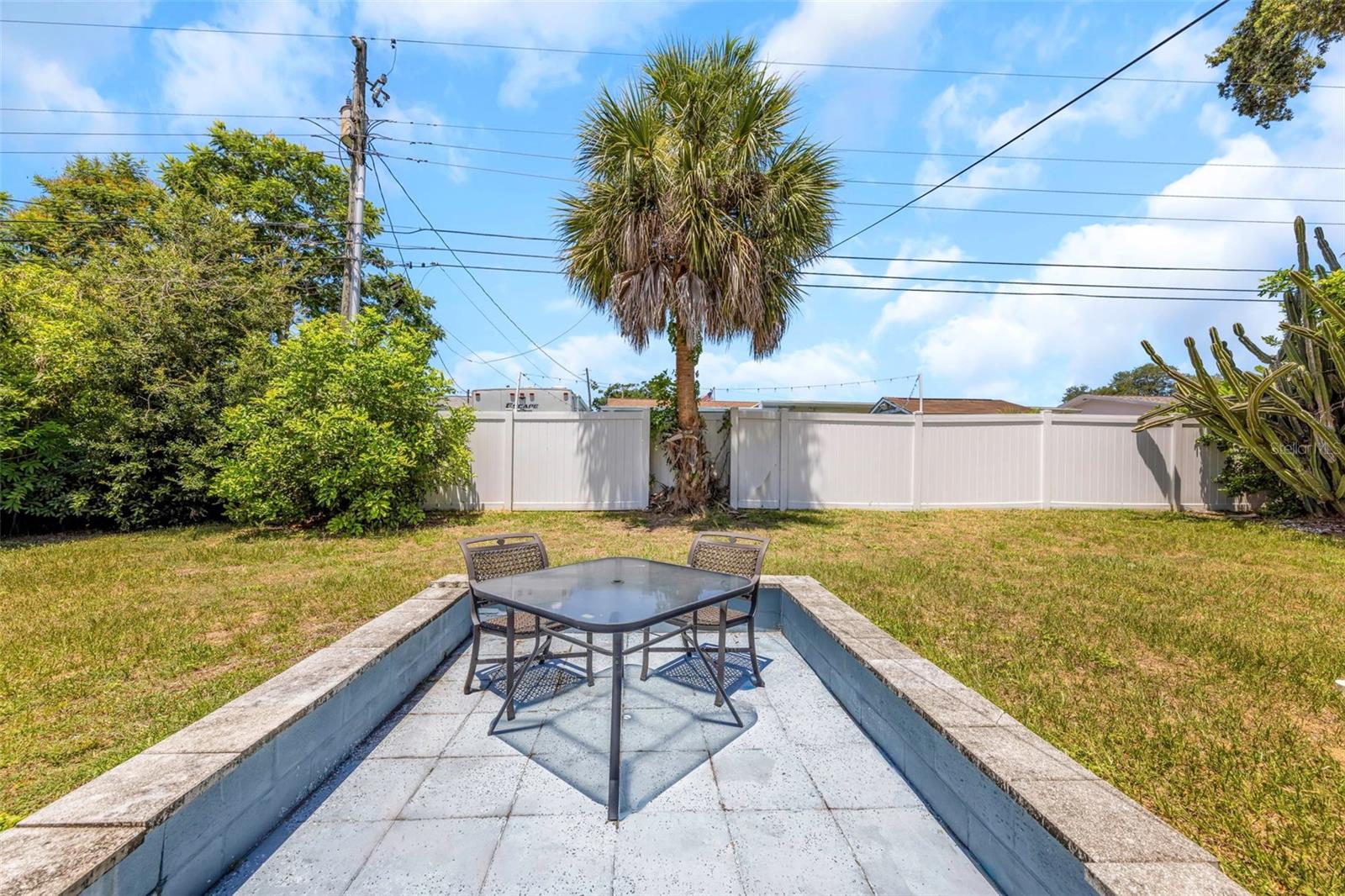 Rear Patio