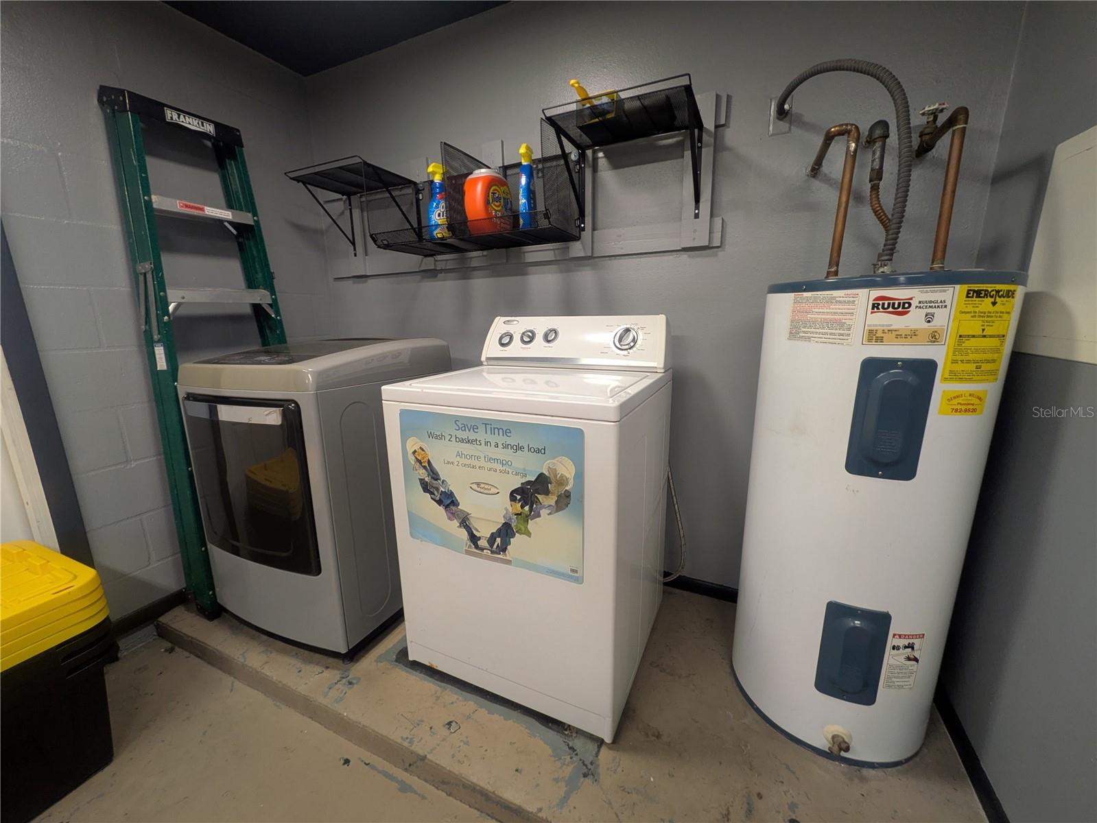 Laundry Space in Garage