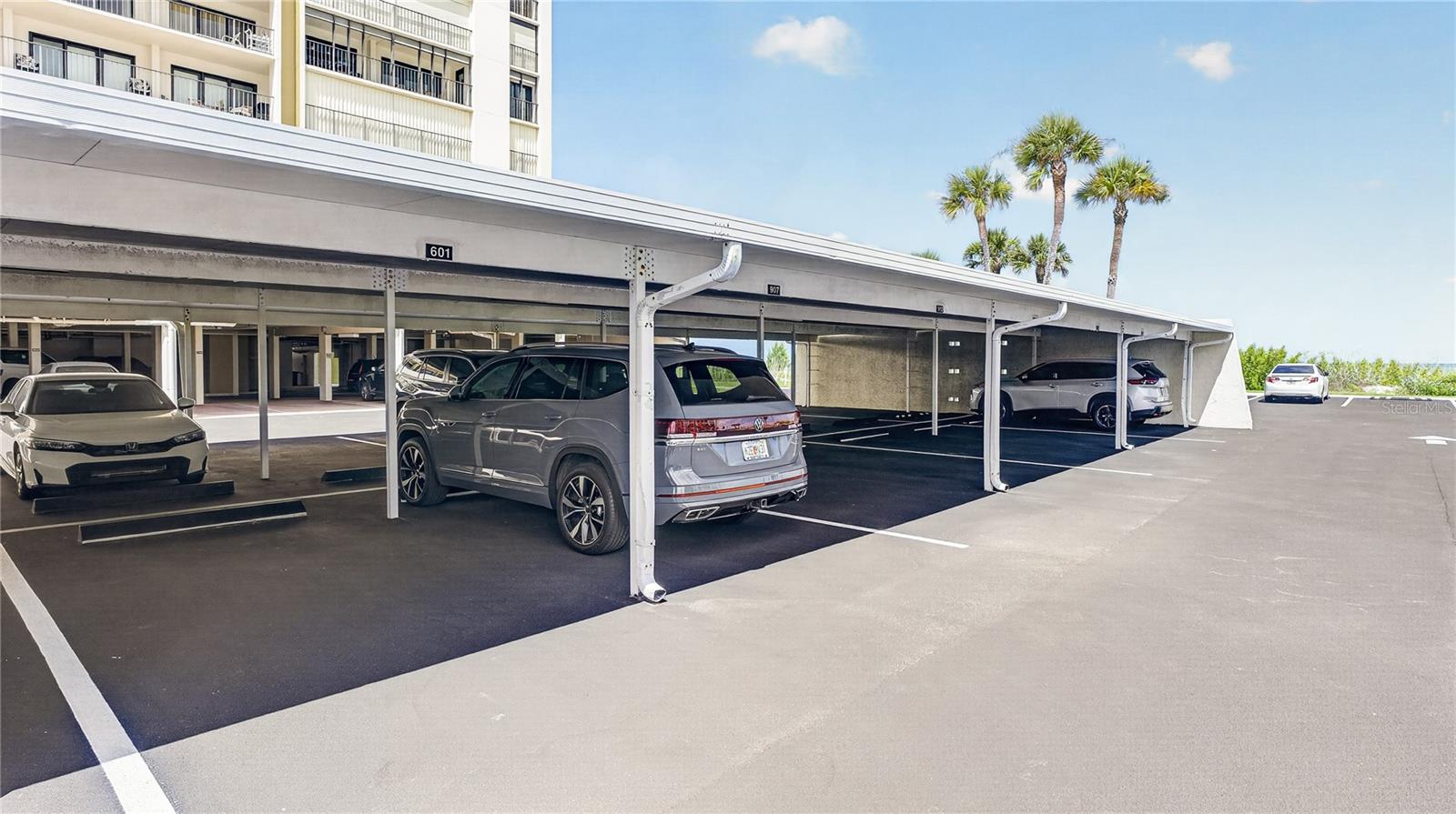 assigned carport space