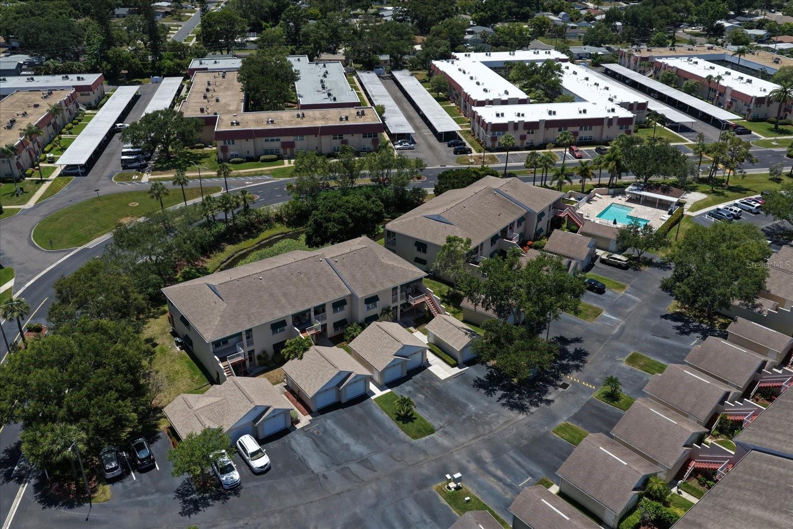 AERIAL VIEW OF BUILDING