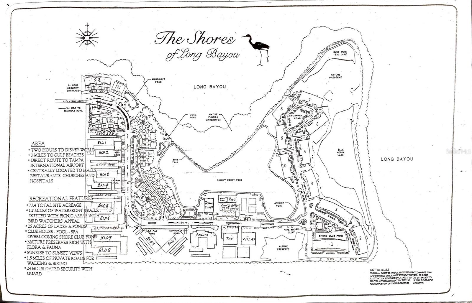 MAP OF SHORES OF LONG BAYOU
