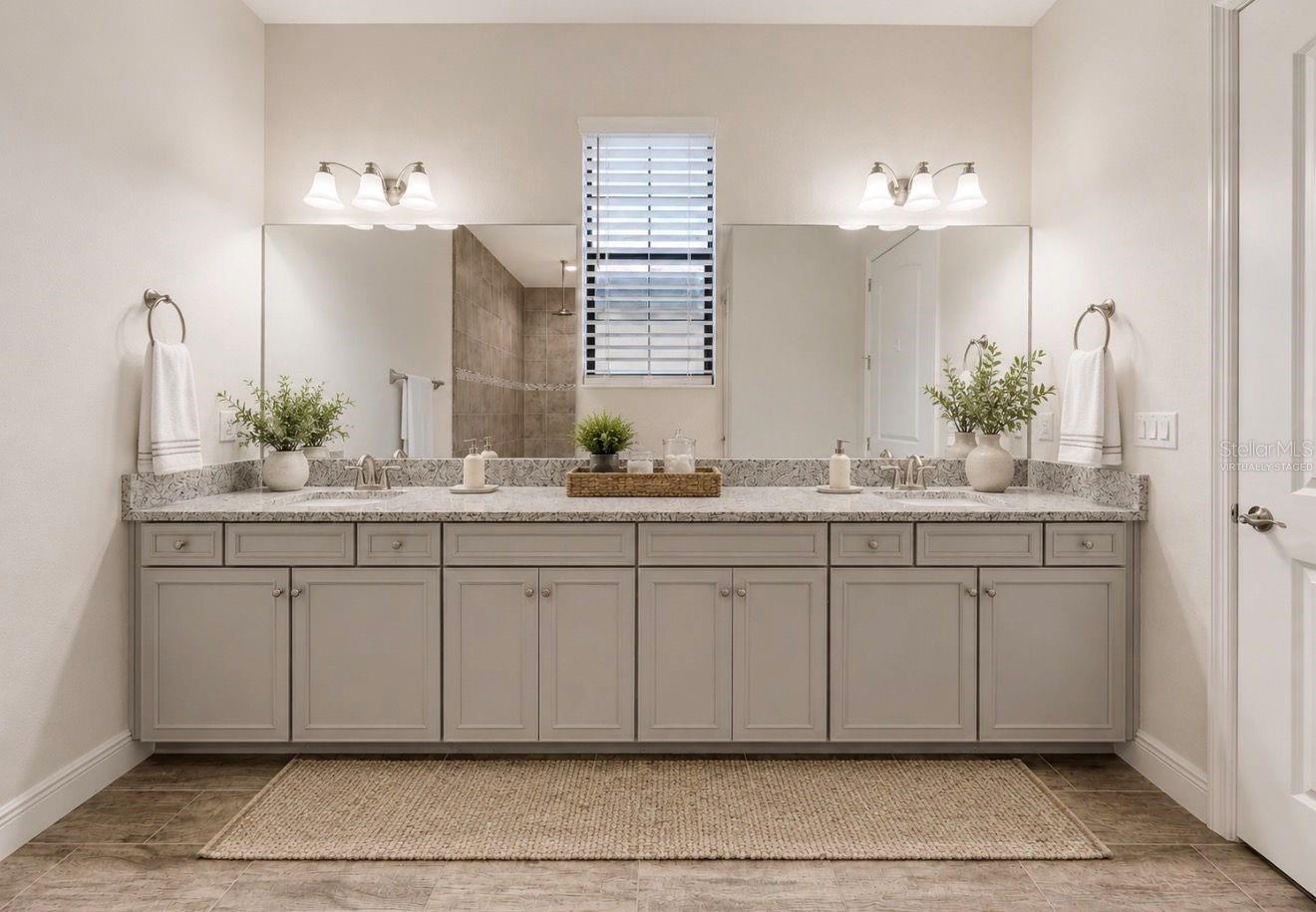 Virtually staged-Primary Bathroom