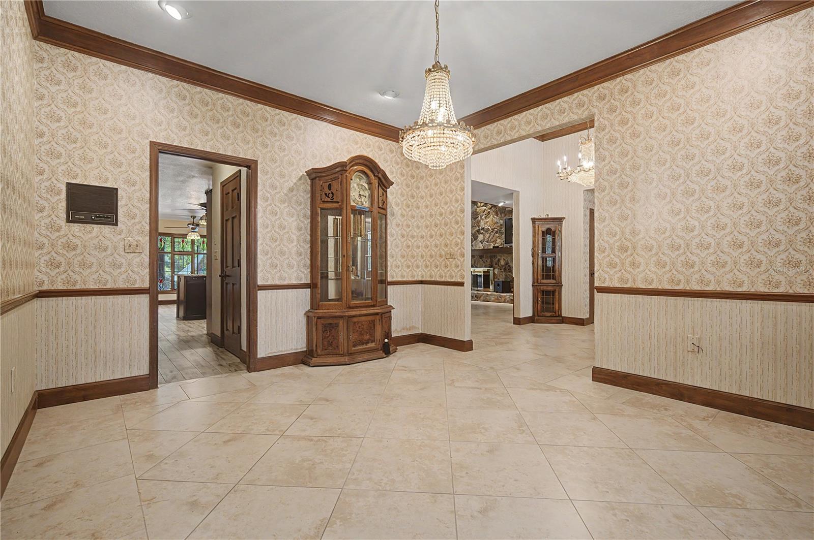 Formal Dining off of Kitchen
