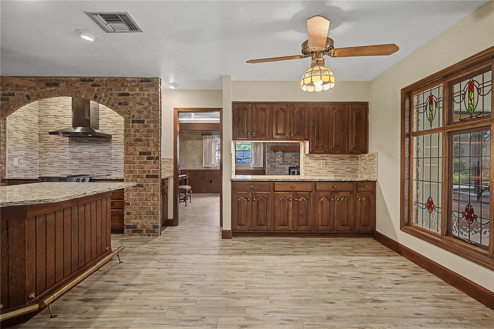 Breakfast room off of Kitchen with buffet counter