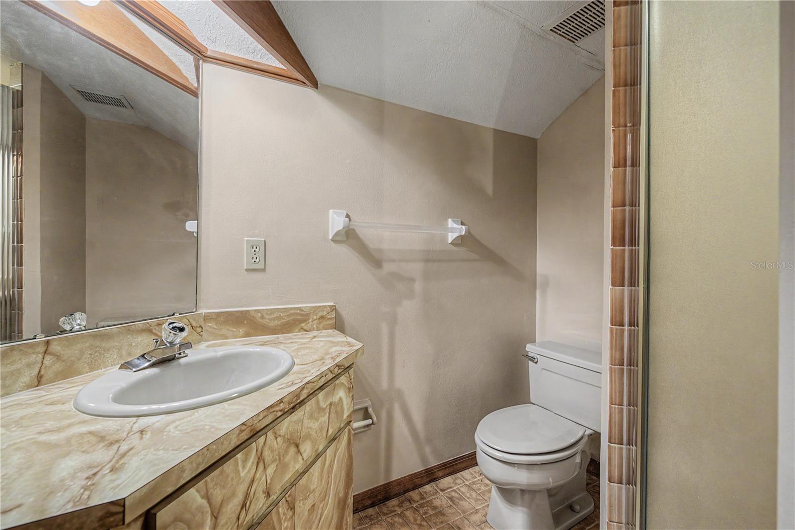Upstairs 3rd Bathroom with step-in shower