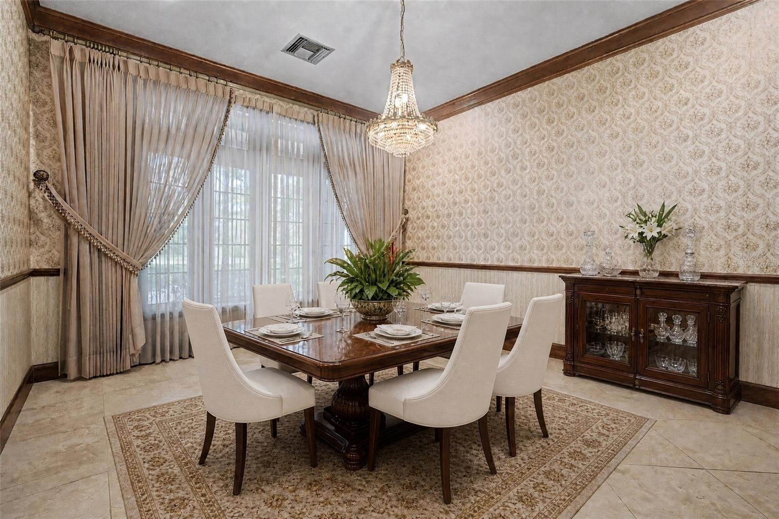 Virtually Staged. Formal Dining room