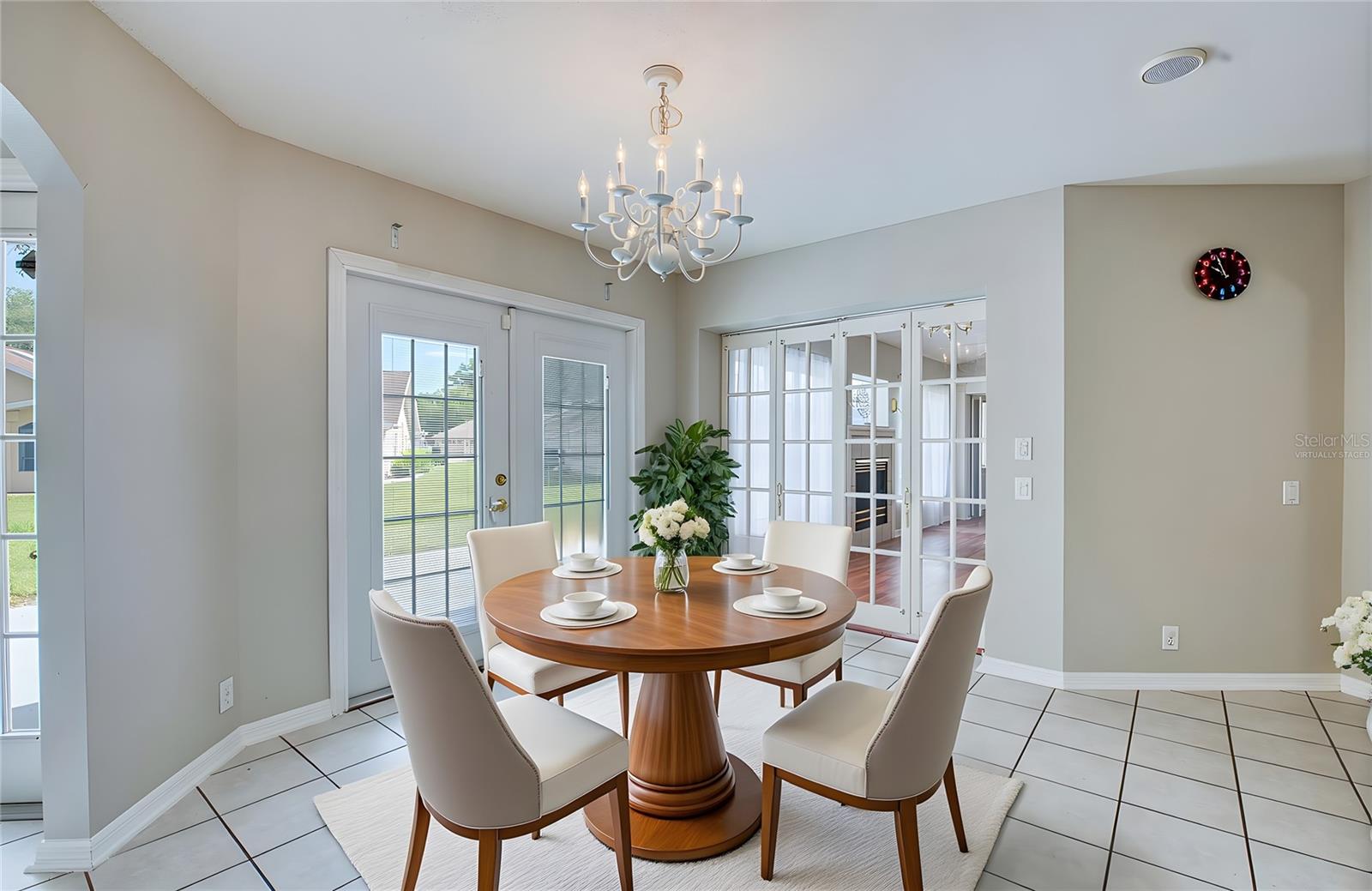 Virtually Staged Breakfast Room/Eating Area in Kitchen