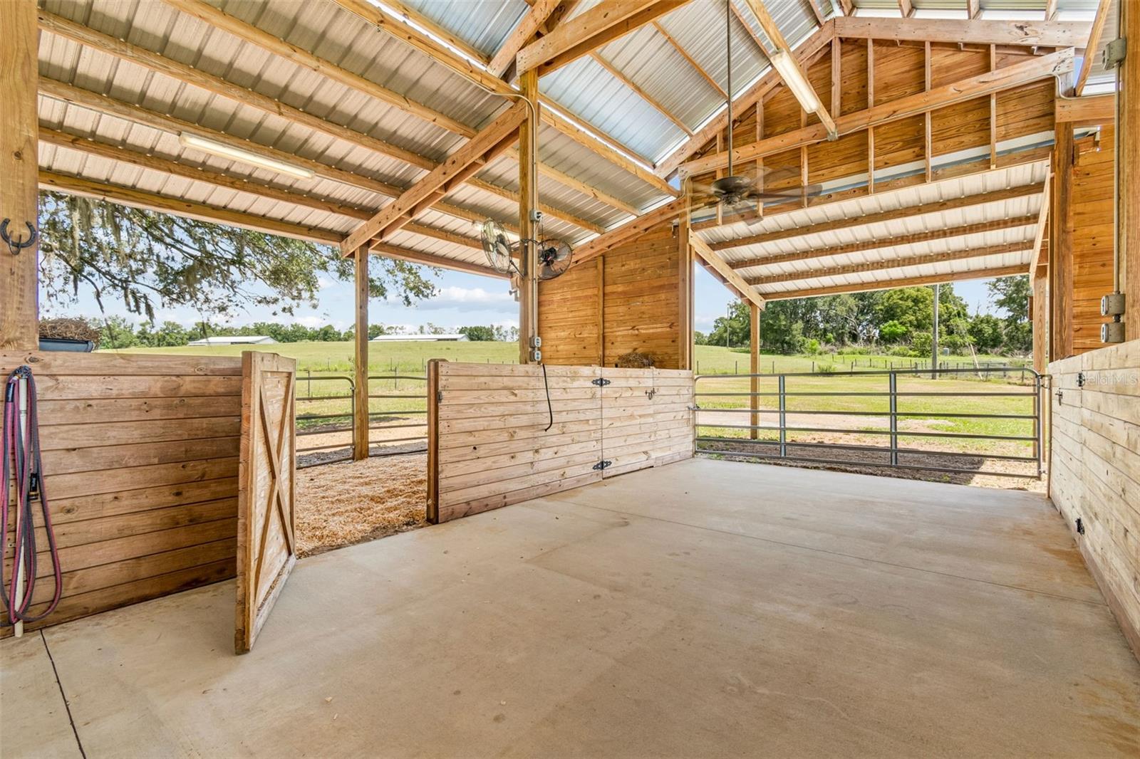 double sized stall