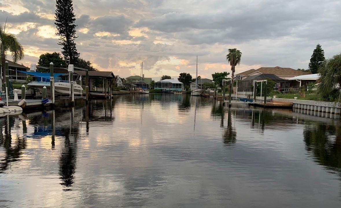 WIDE WATERFRONT CANAL