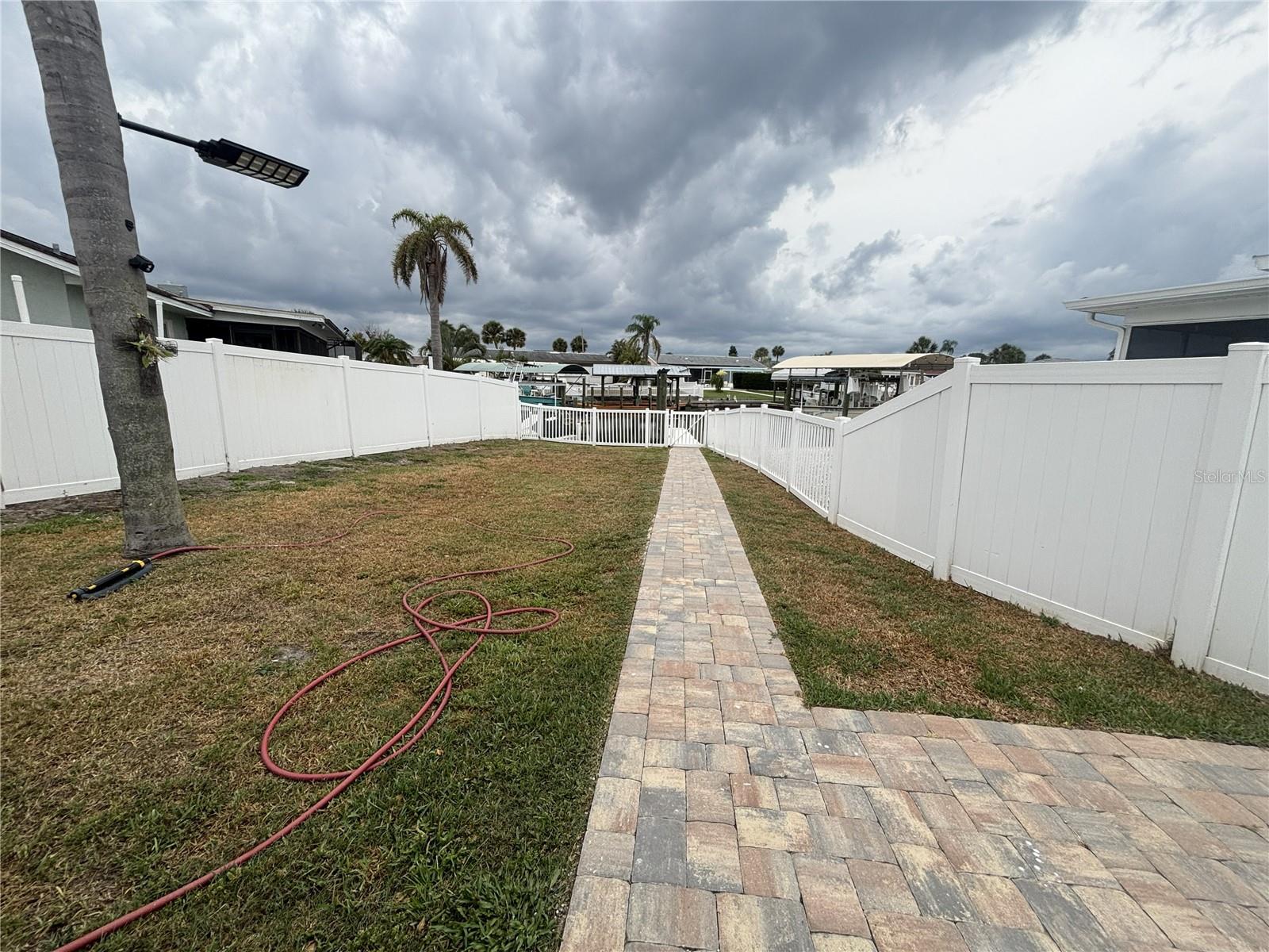 LONG AND OPEN BACKYARD