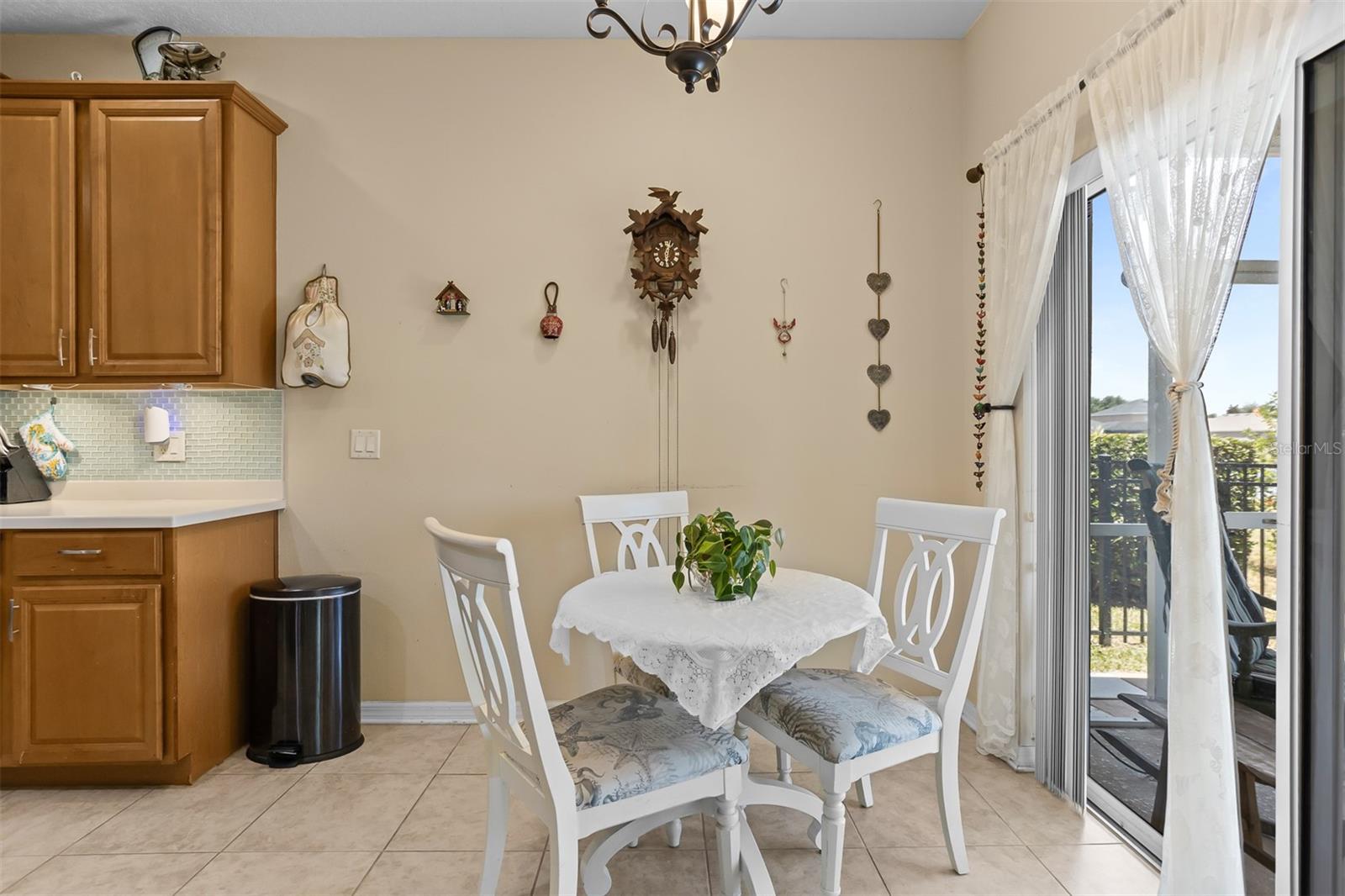 In kitchen dining