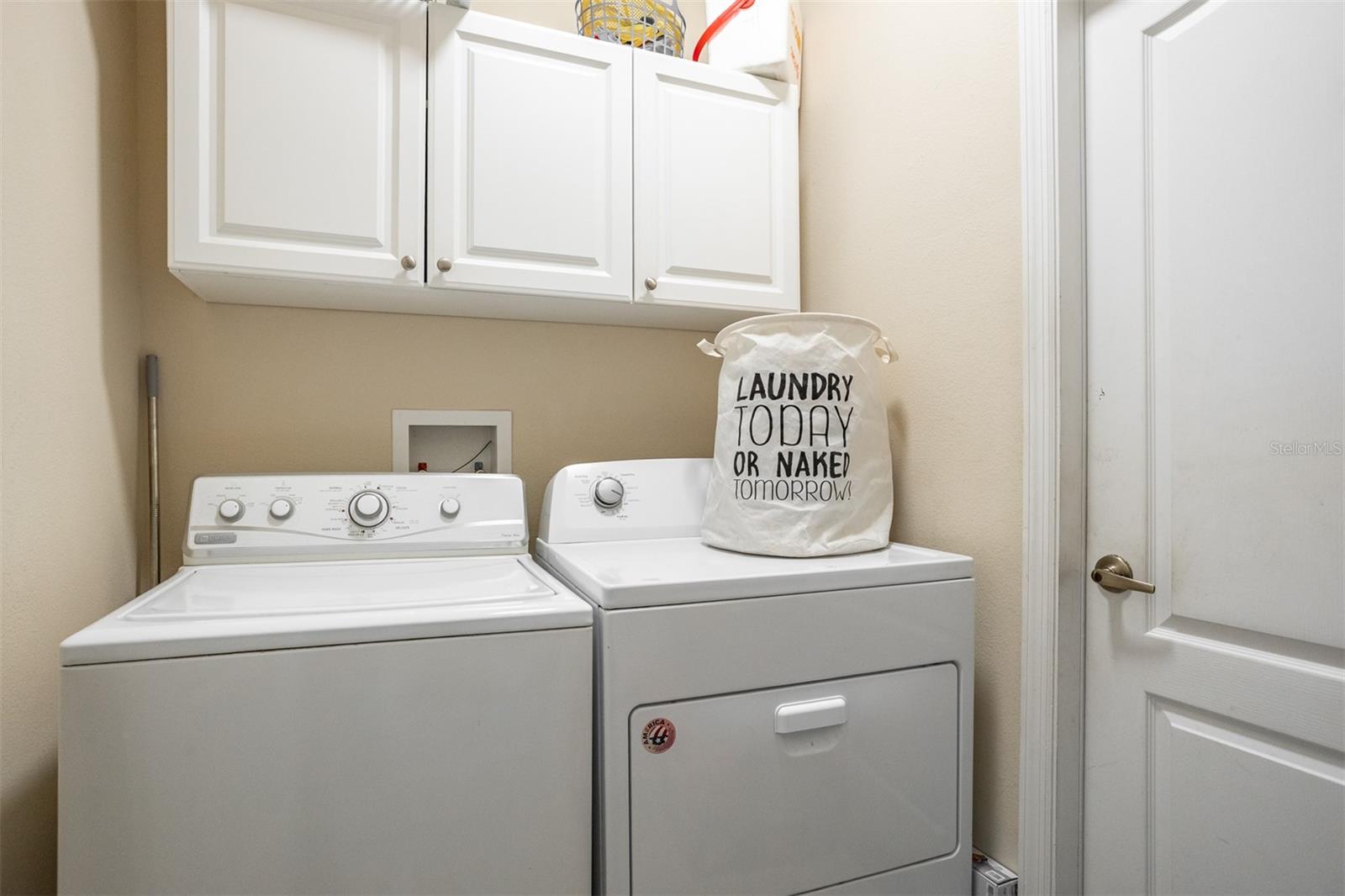 Indoor laundry room convenience