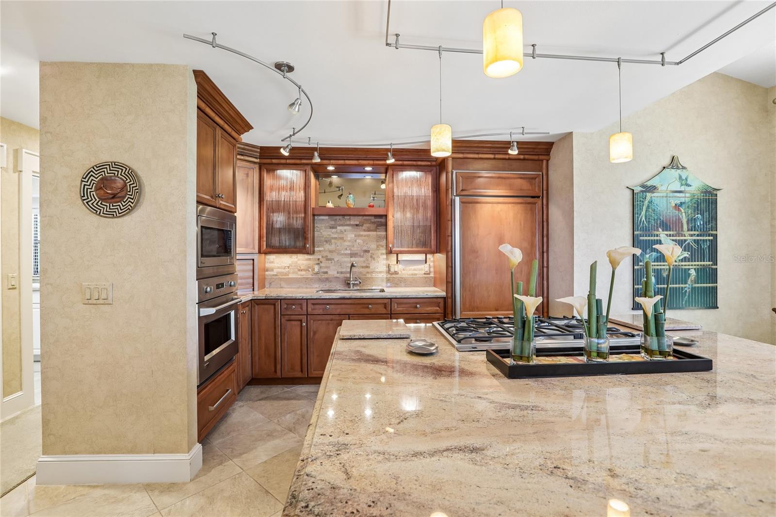 All wood custom cabinetry