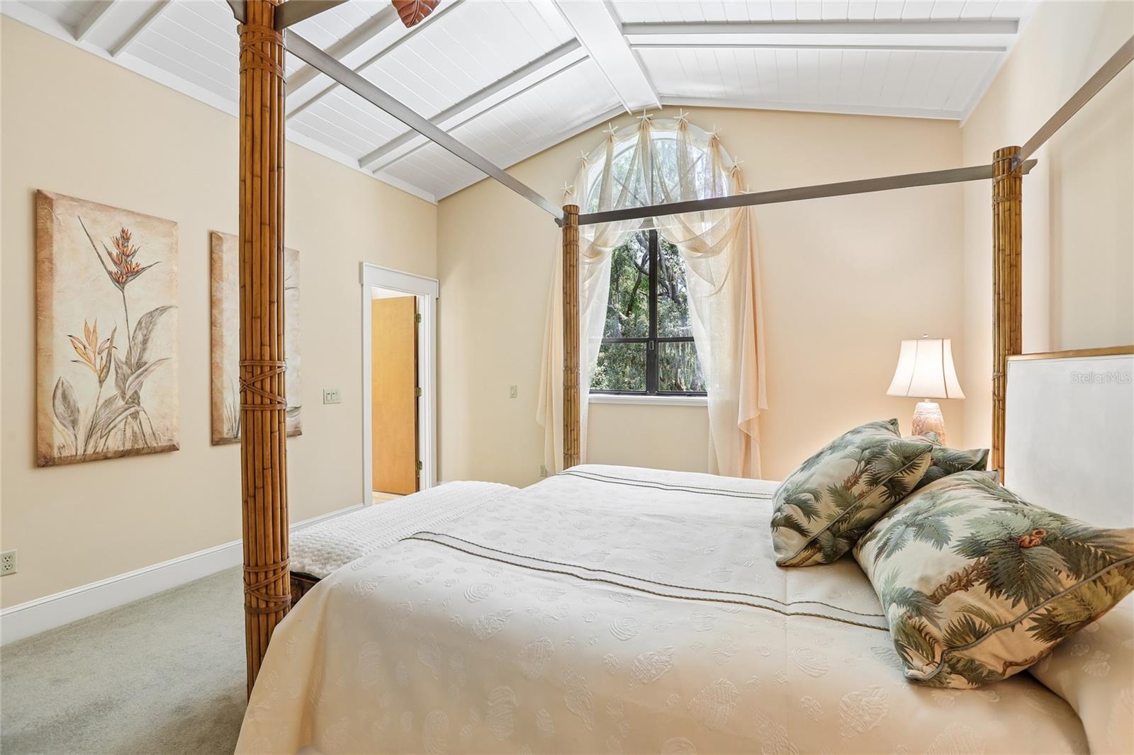 Vaulted wood planked ceilings