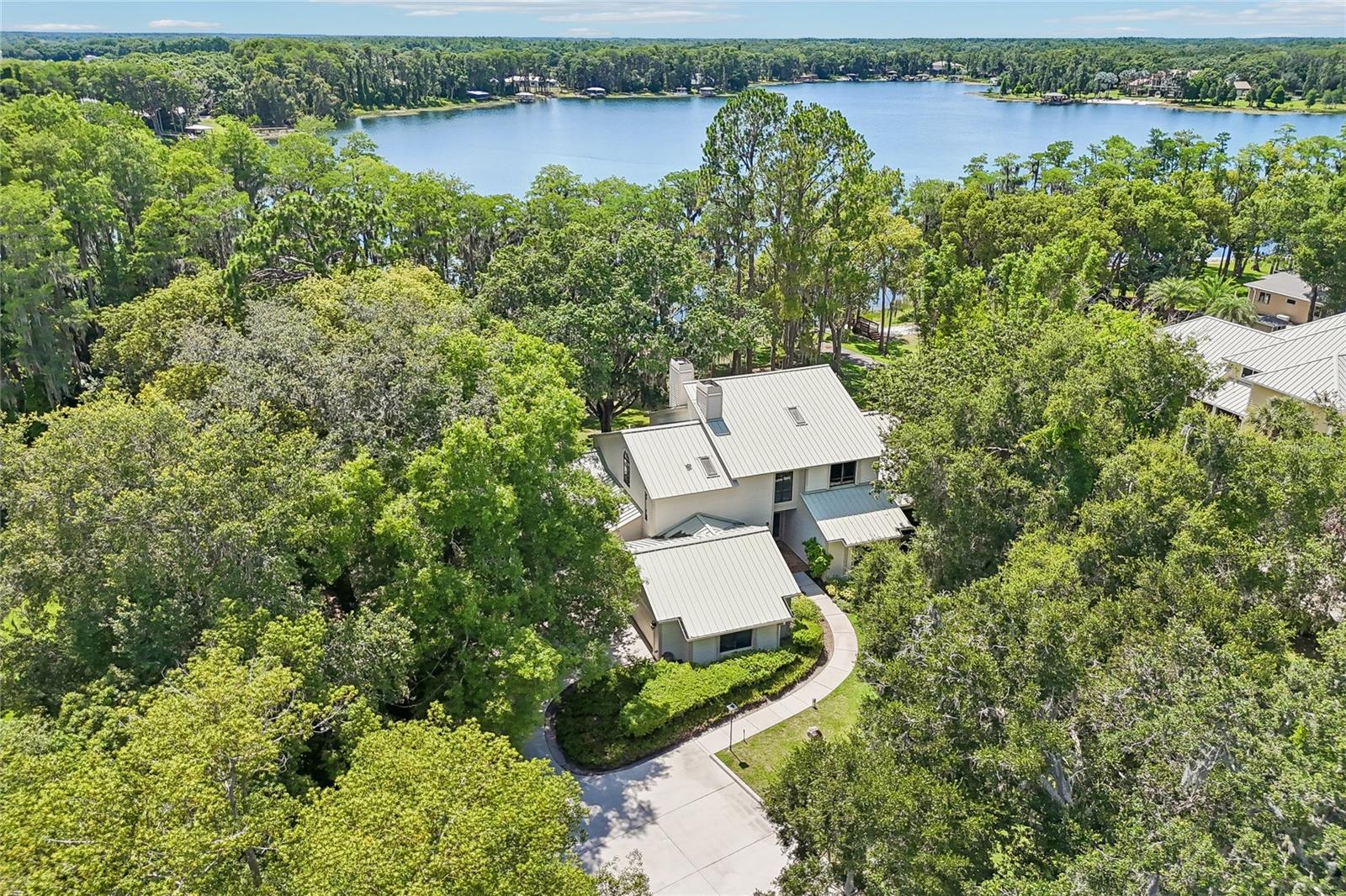 Aerial on Lake Alice