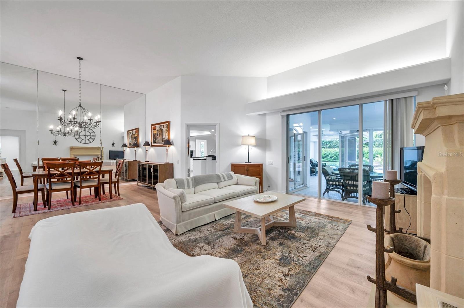 Living room - dining room combo