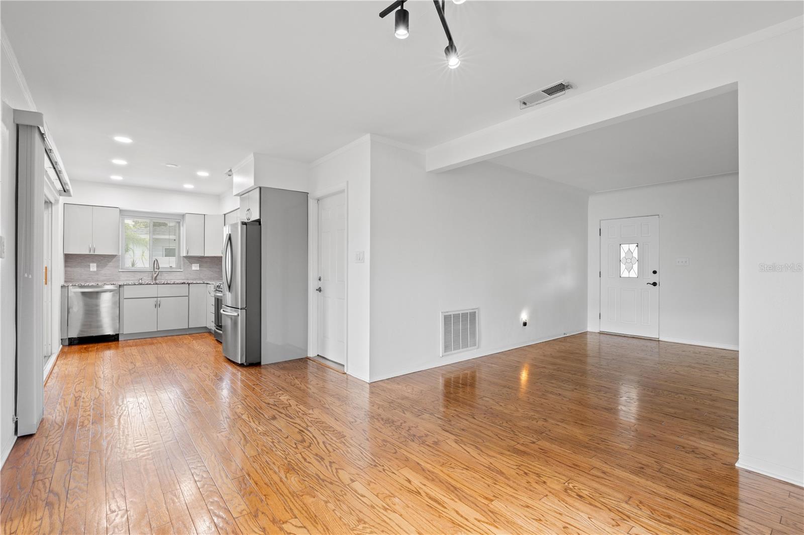 Dining and kitchen