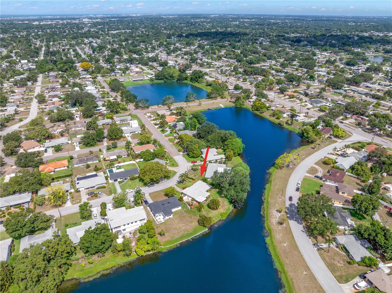 Ariel View of Neighborhood