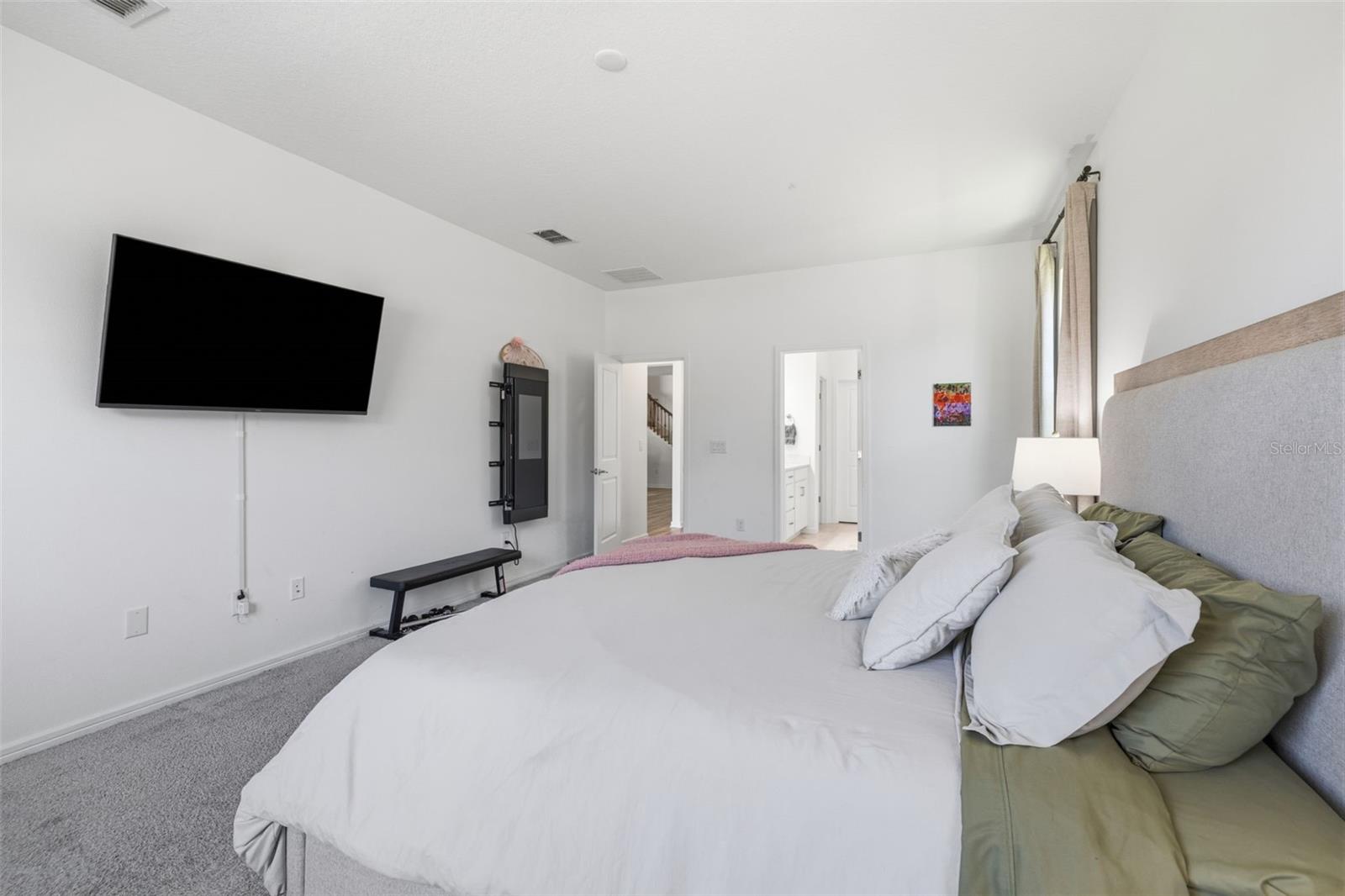 Primary bedroom showing ensuite bathroom