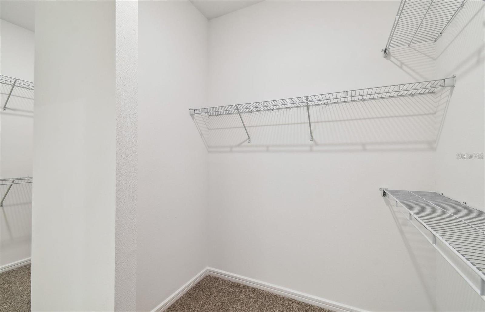 Primary dual walk-in closet