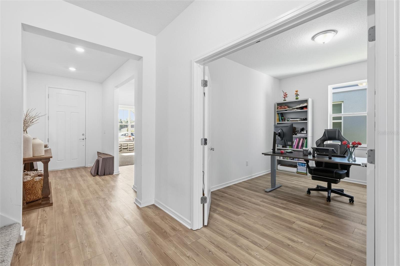 Office entry foyer