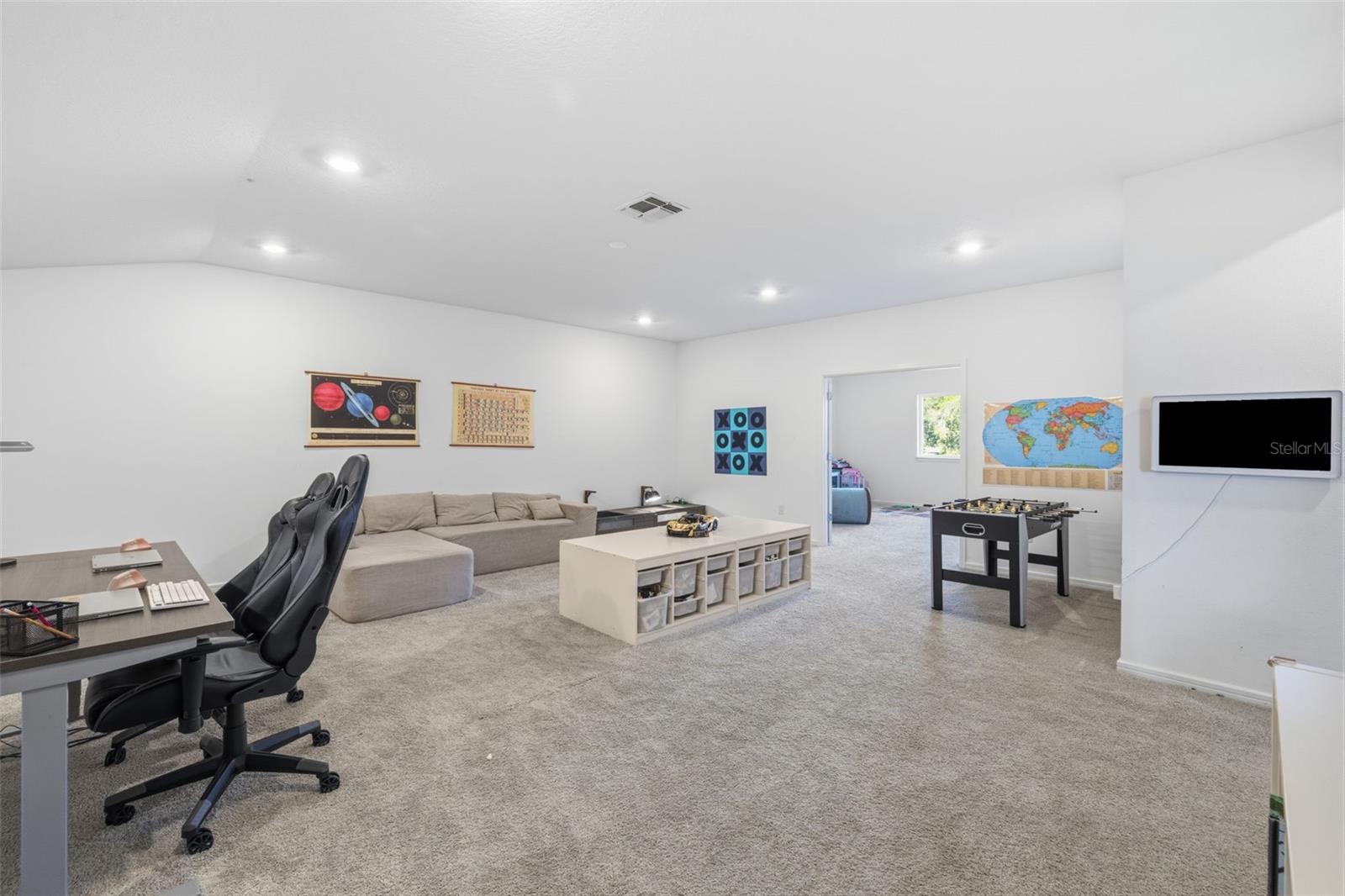 Loft space with access to second bonus room (23x19)