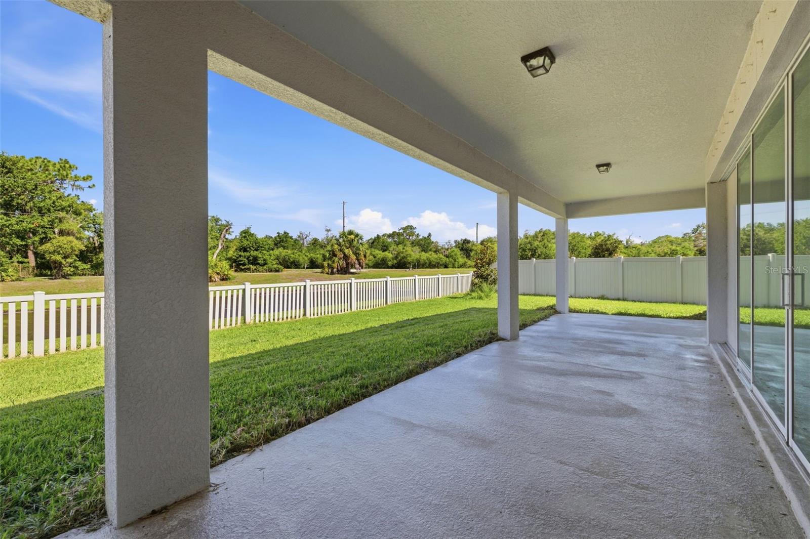 Covered patio