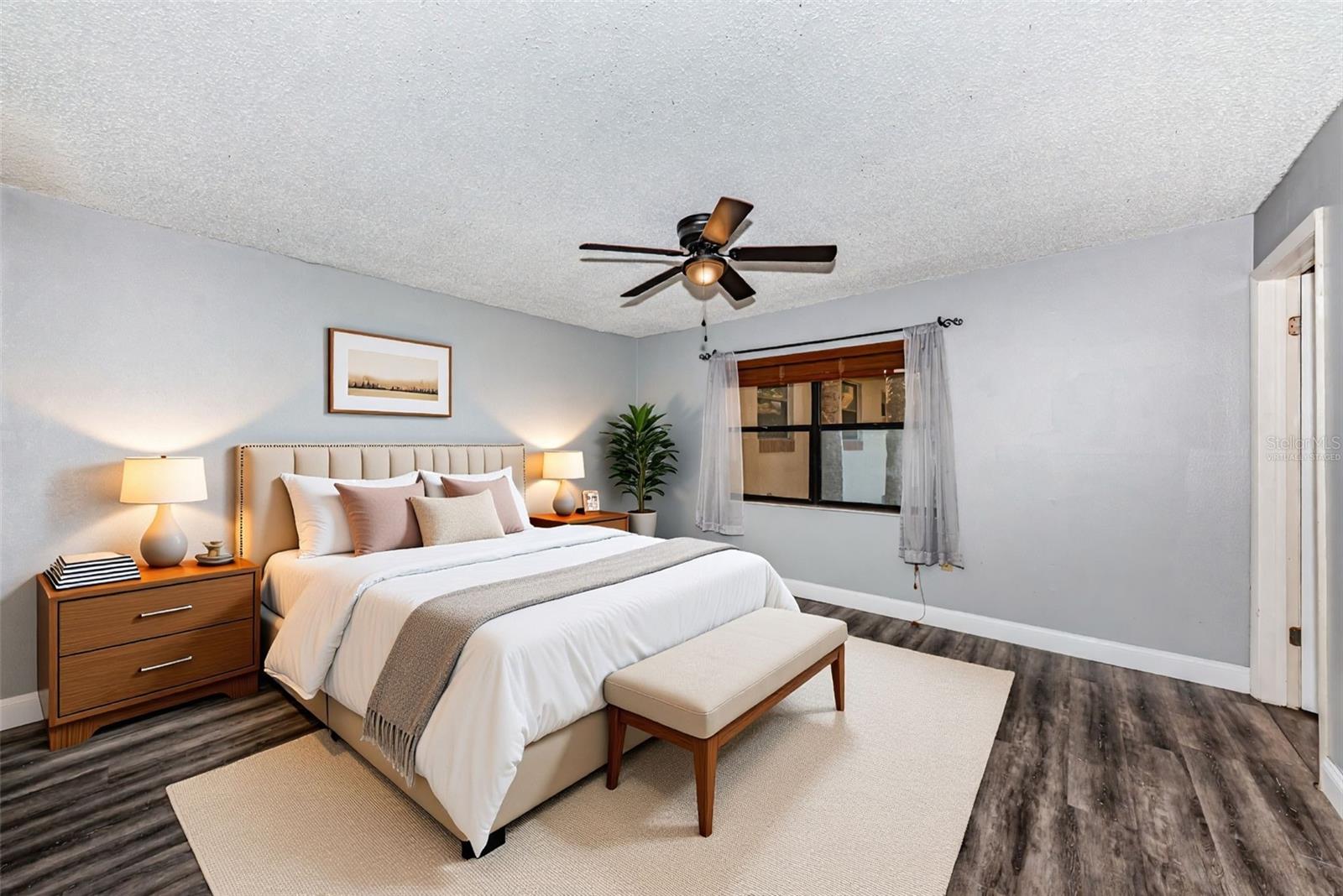Primary Bedroom virtually Staged