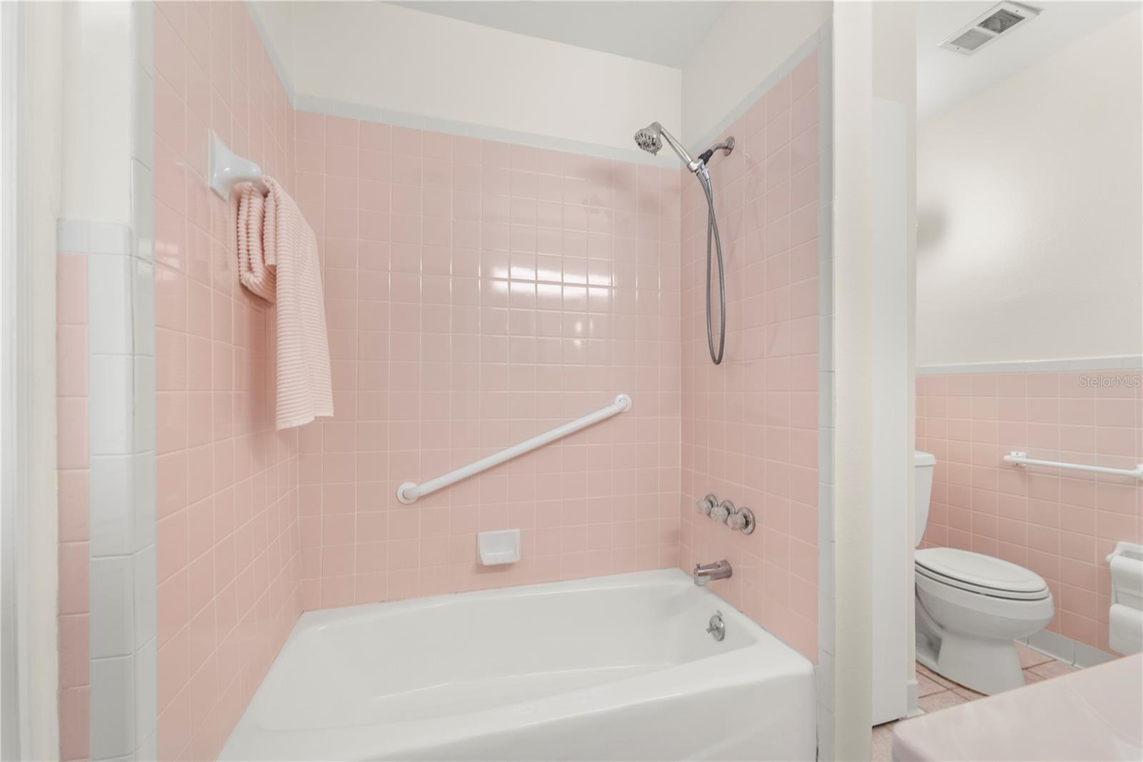 Bathroom off of bedroom