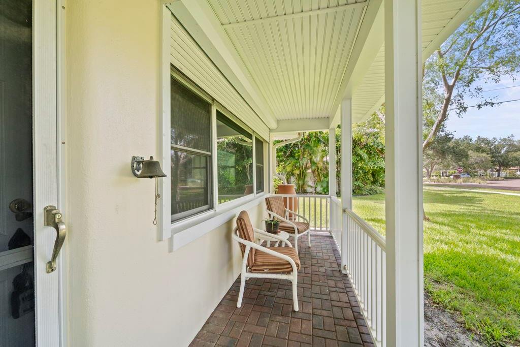 Enjoy evenings on your front porch or morning coffee