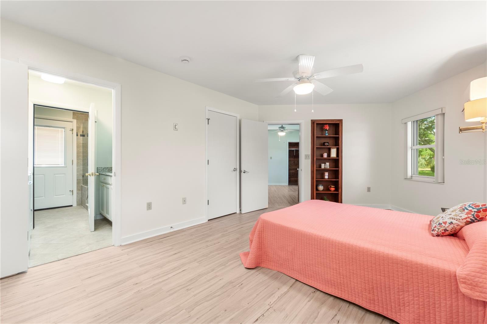 Laundry room off of bedroom