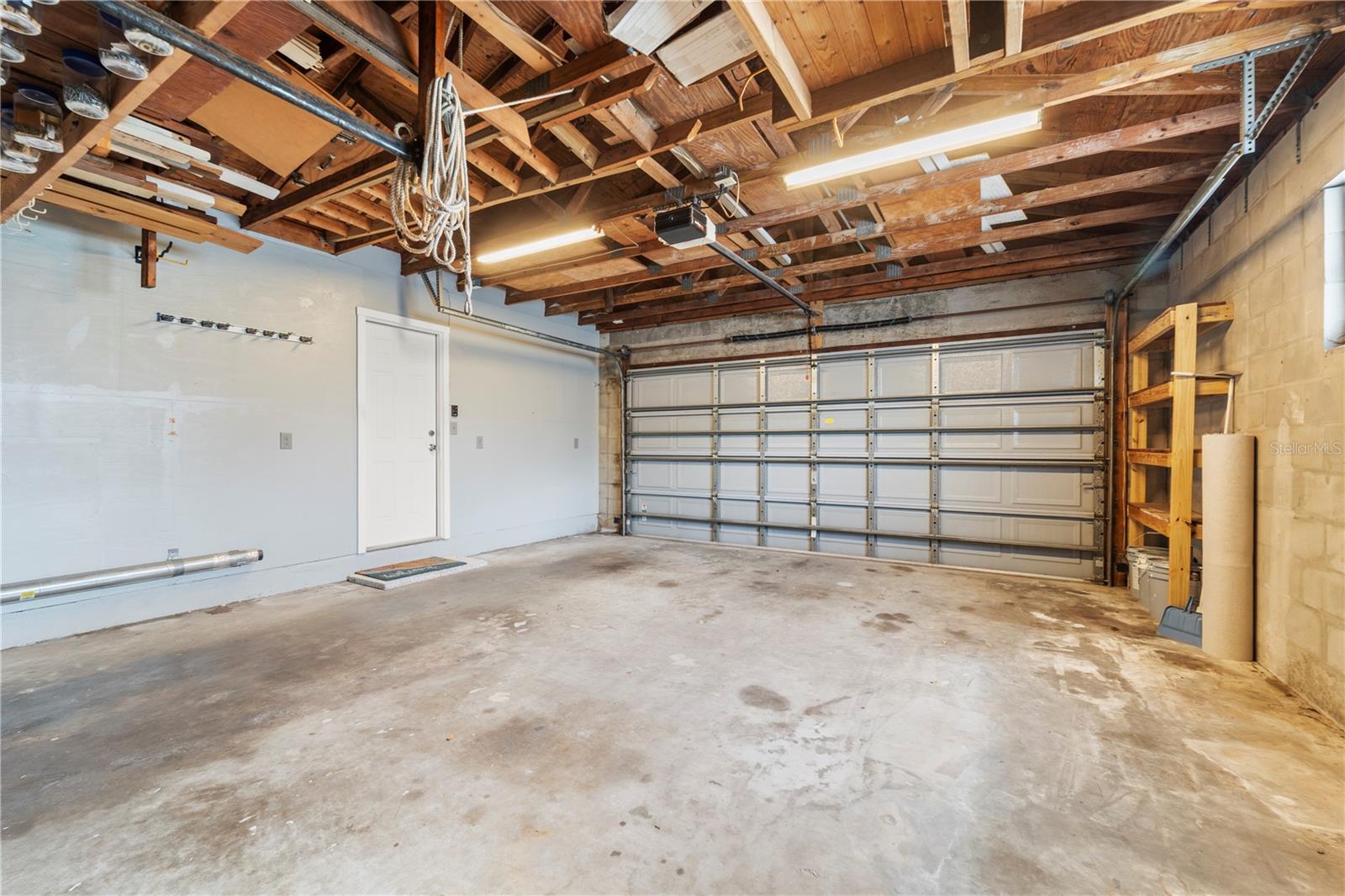 Two car garage