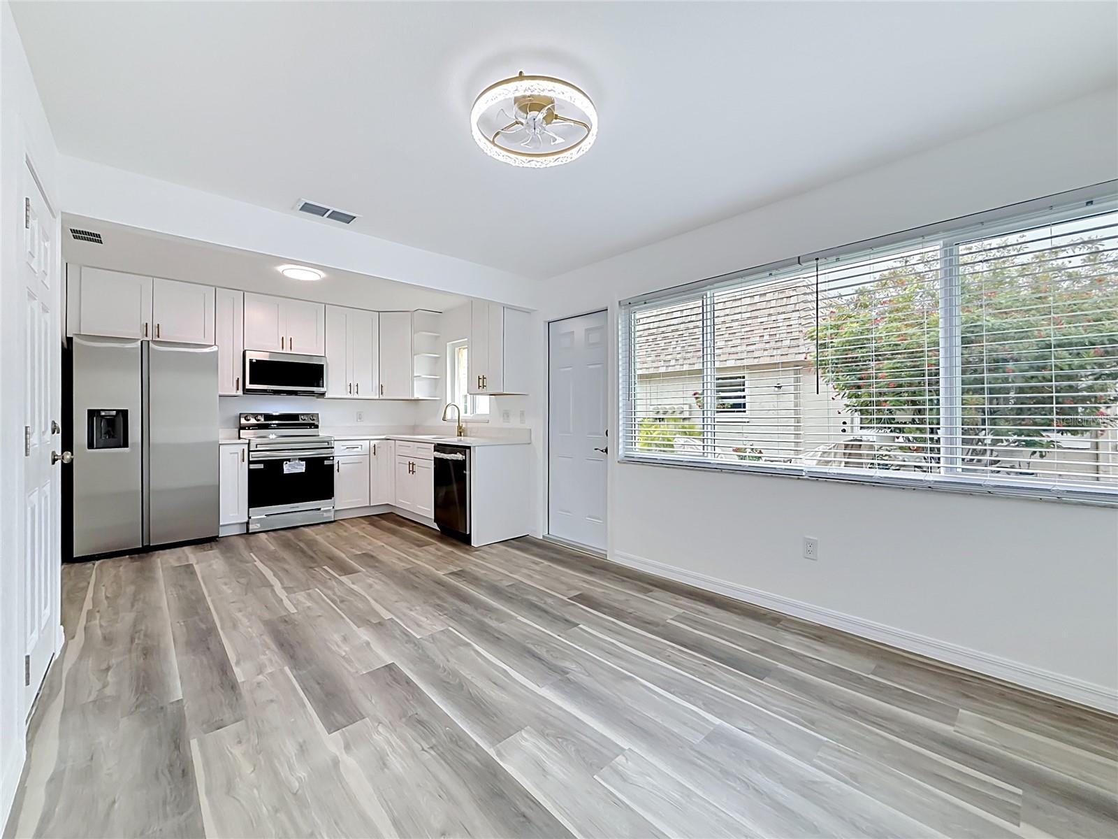 Kitchen - Dining Room - Access to Rear Greenspace