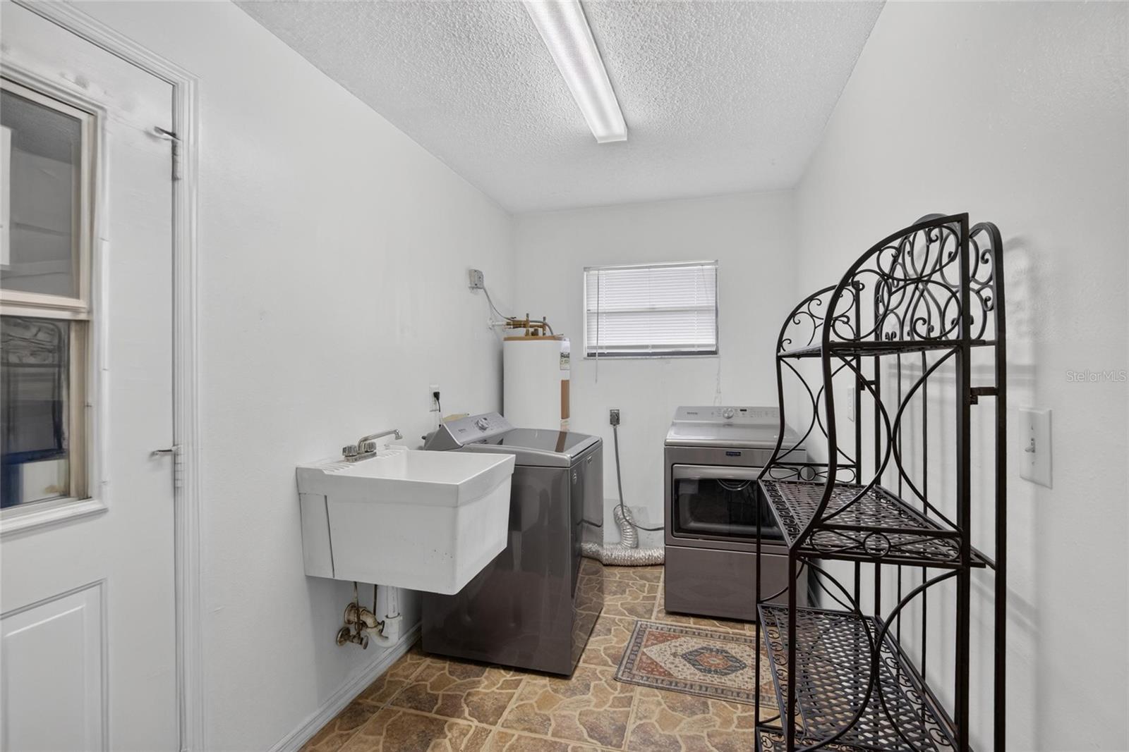 inside laundry room
