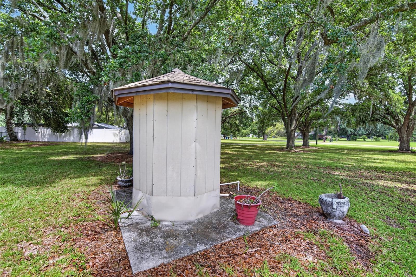 Well pump house